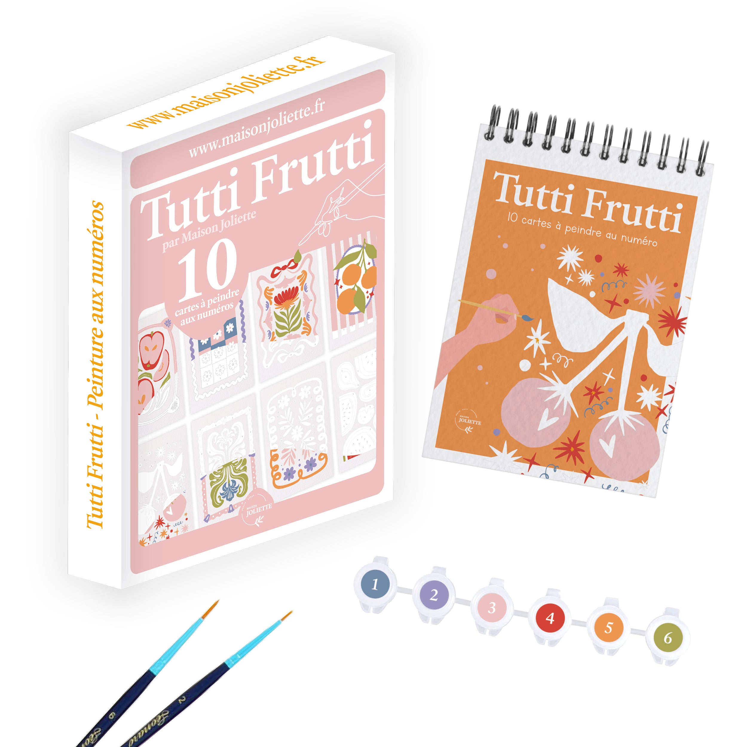maison-joliette-tutti-frutti-malen-nach-zahlen-set-10-karten image 1