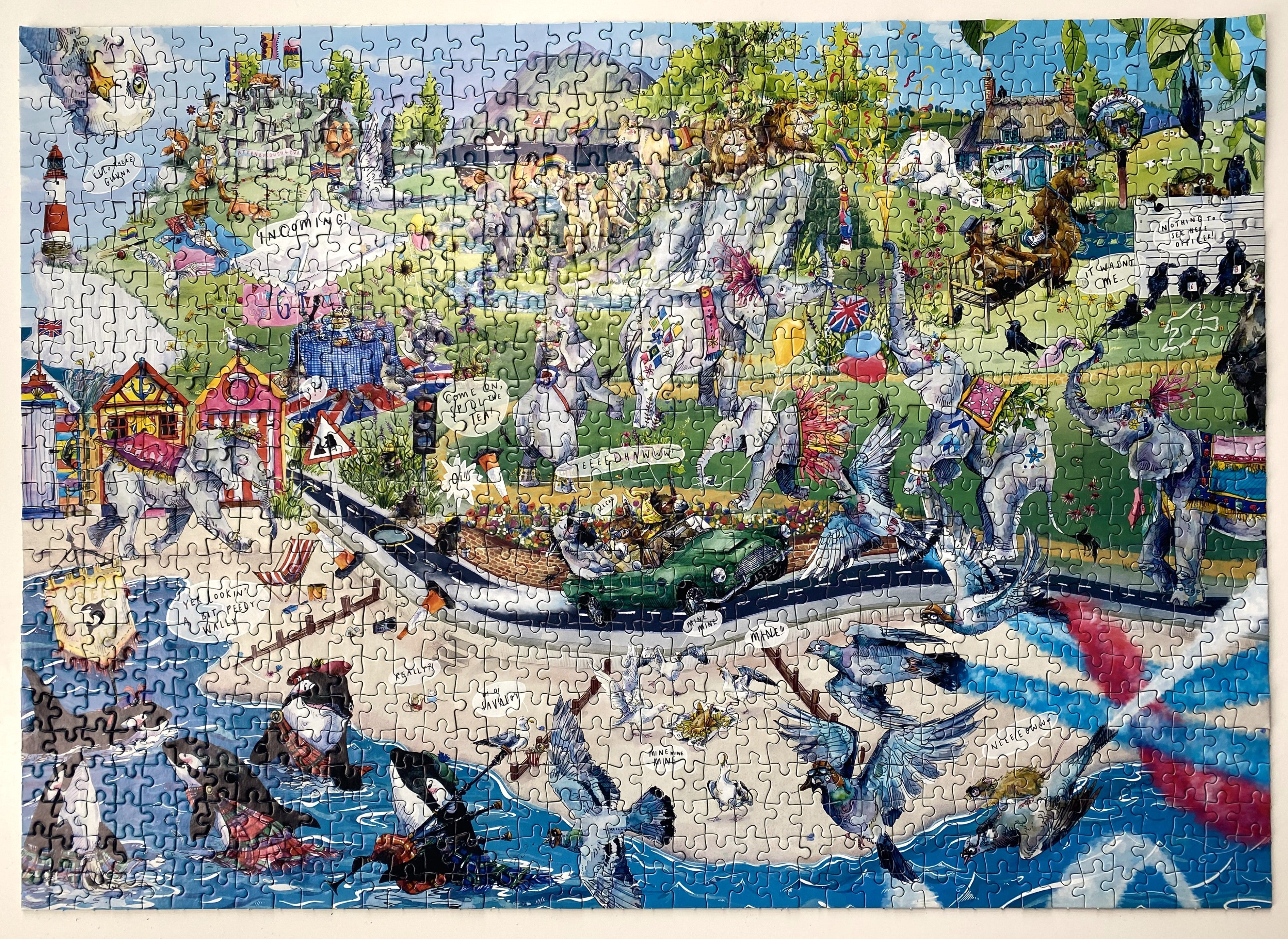 gibsons-herd-of-hilarity-puzzle-1000-teile-tiere-humor-snowtap image 7
