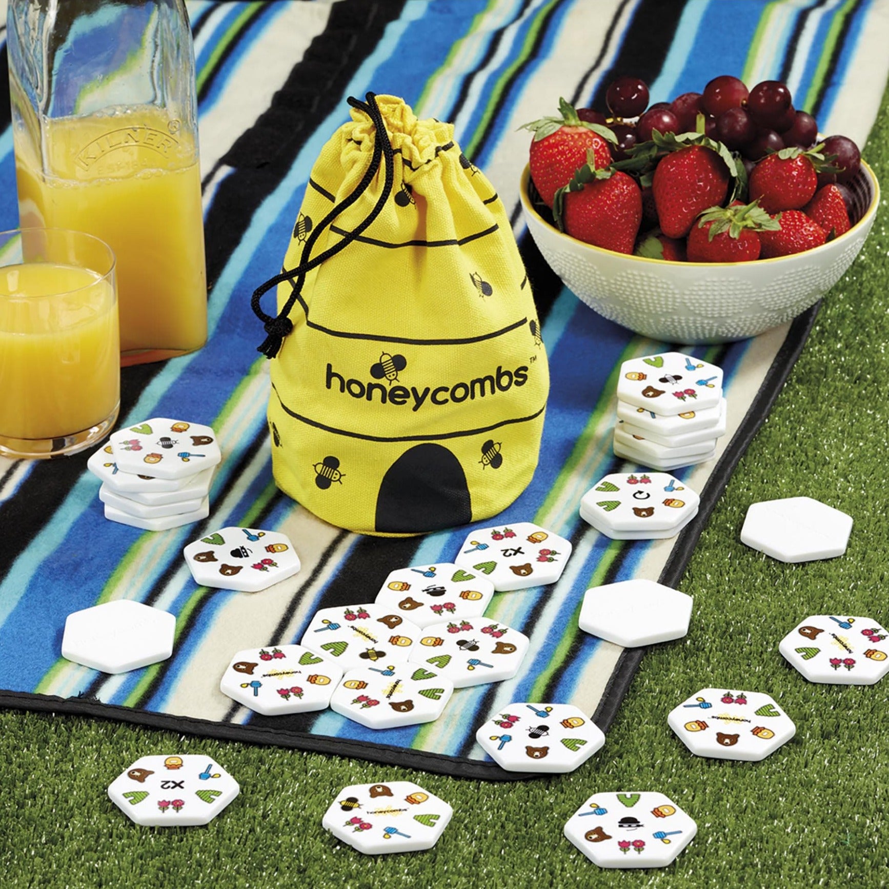 gibsons-honeycombs-familienspiel-legespiel-ab-6-jahren image 5