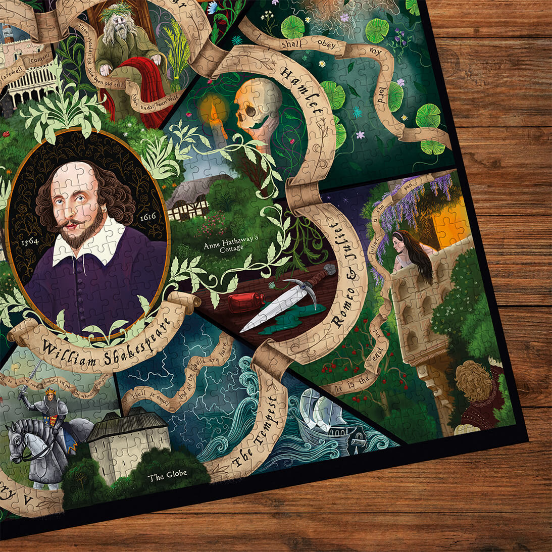 gibsons-shakespeare-1000-teile-puzzle-literatur image 2