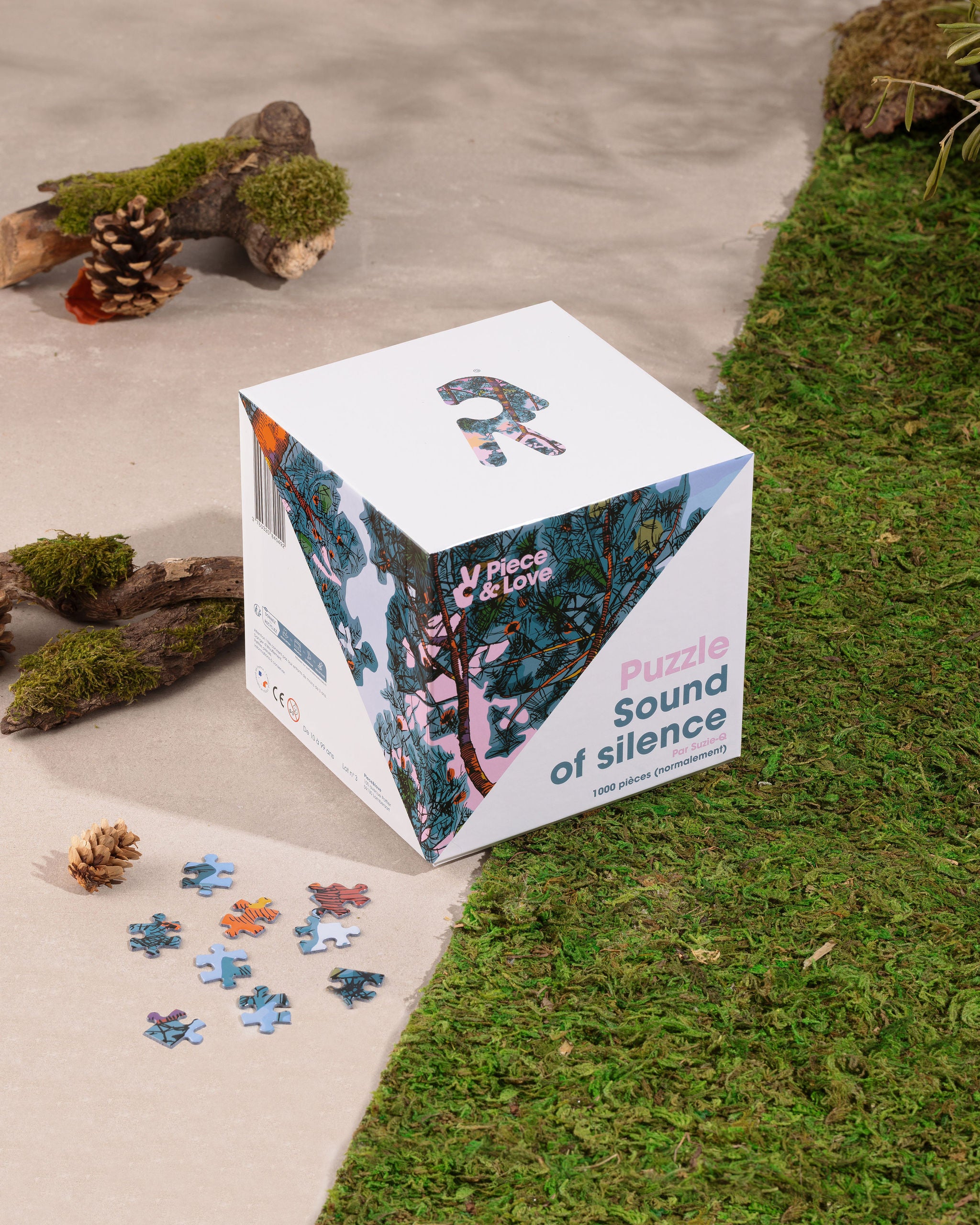 piece-love-sound-of-silence-1000-teile-puzzle-retro image 2