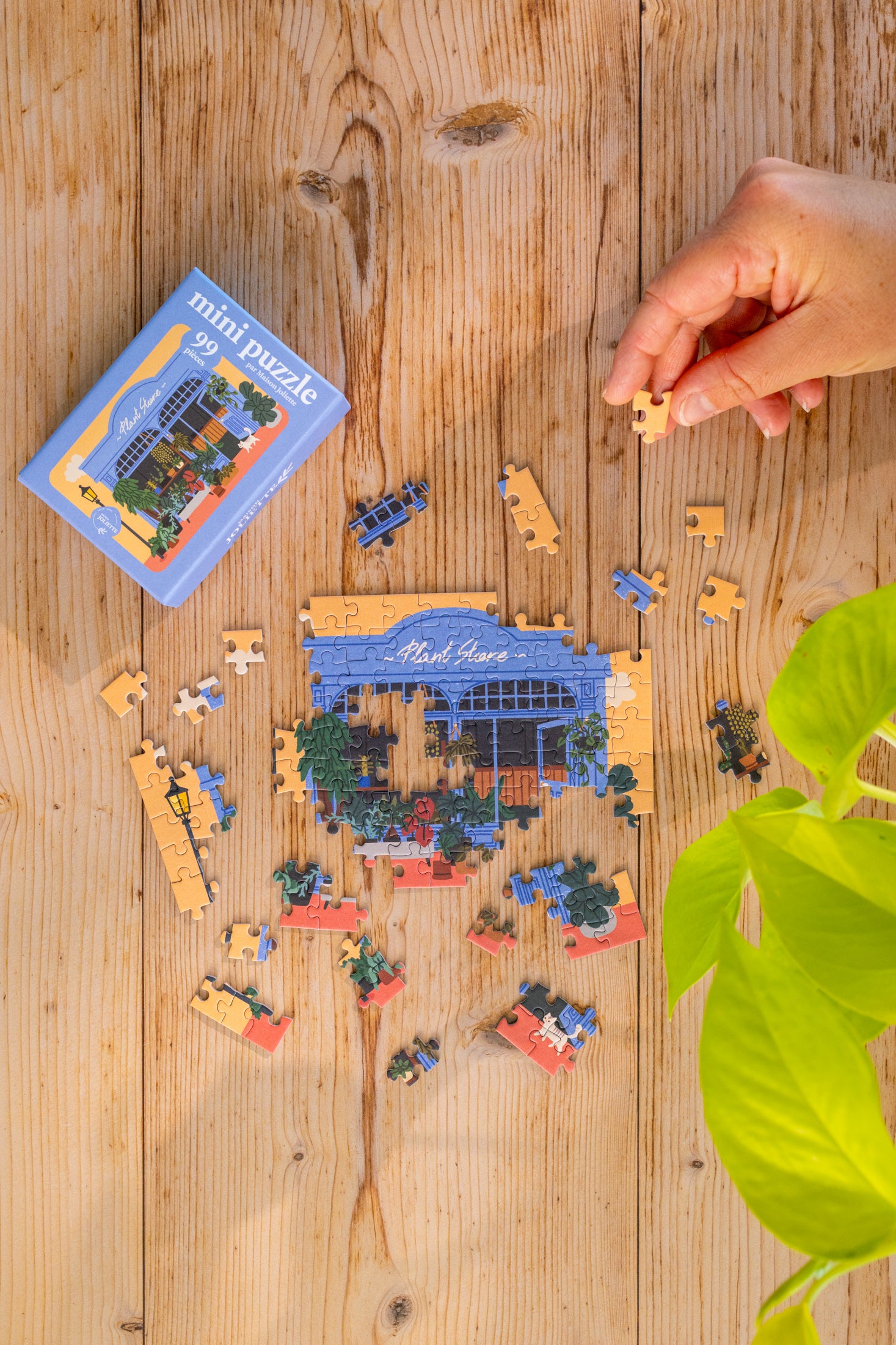 maison-joliette-plant-store-minipuzzle-99-teile-10-5x14-8 image 5