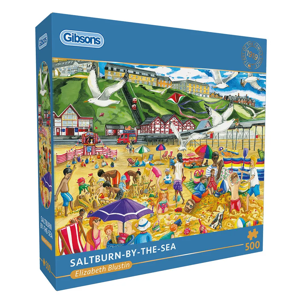 gibsons-saltburn-by-the-sea-puzzle-500-teile-strandmotiv image 1