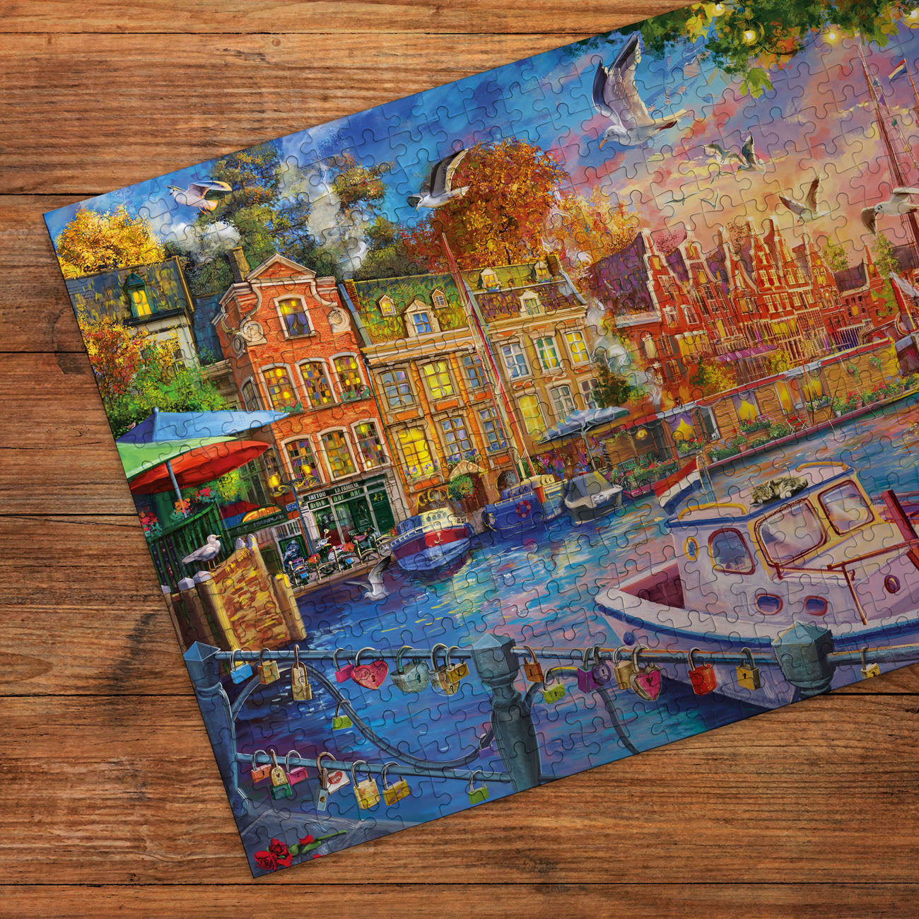 gibsons-harbour-reflections-puzzle-500-teile-hafen image 5