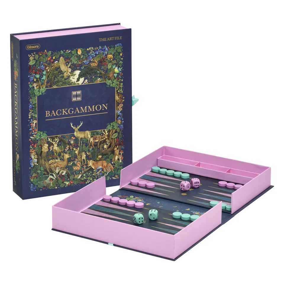 gibsons-the-art-file-backgammon-brettspiel-f-r-2-spieler image 1