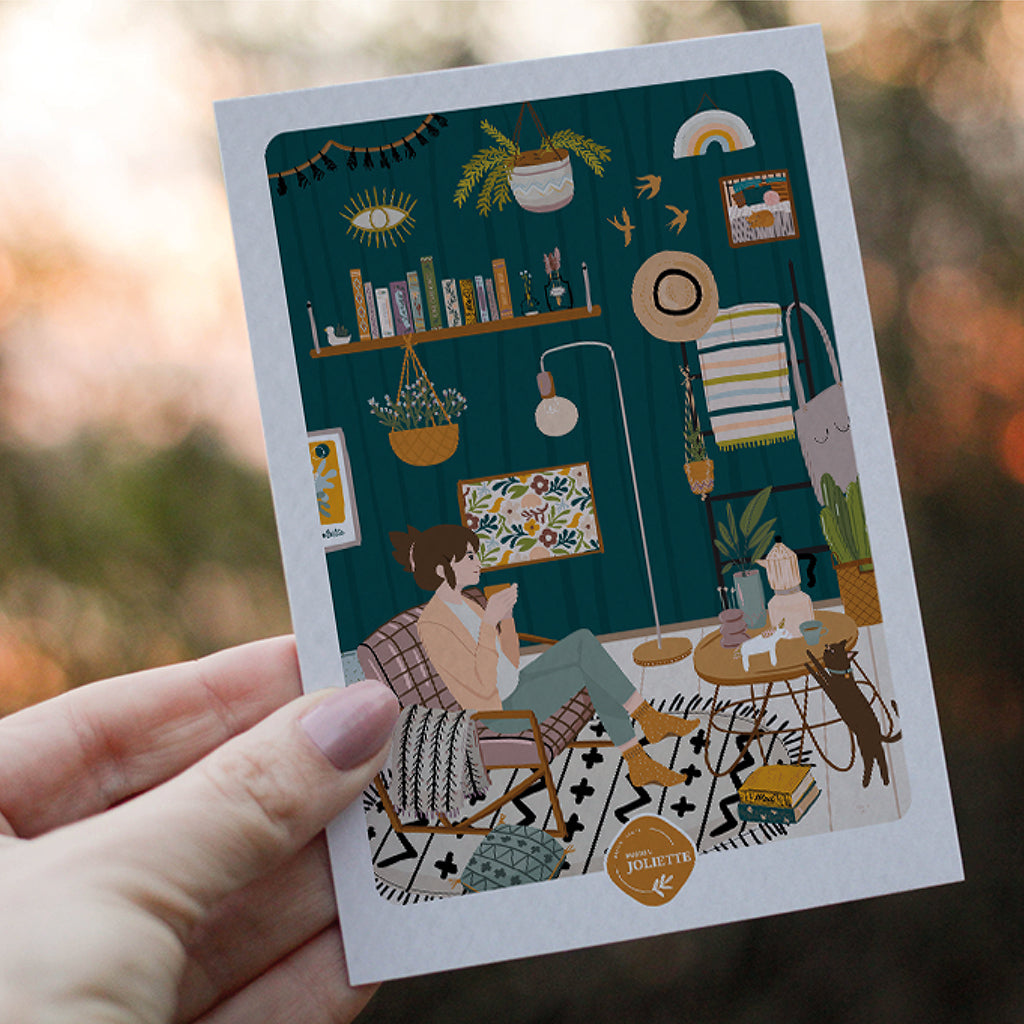 maison-joliette-cartes-postales-cosy-postkarte-mit-umschlag image 3