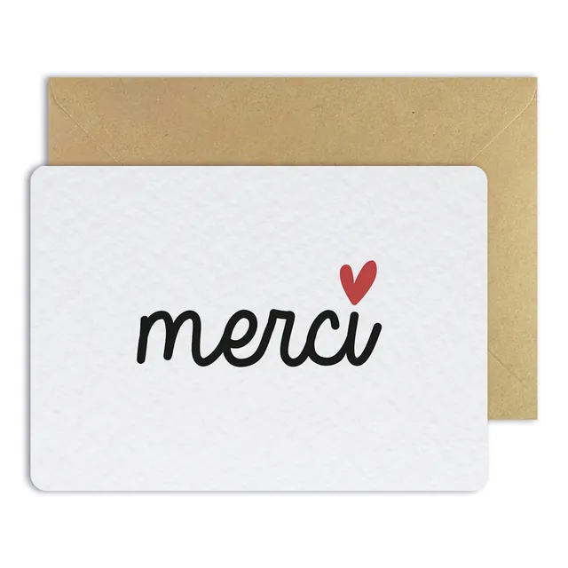 maison-joliette-merci-postkarte-mit-kraft-umschlag-danke image 1
