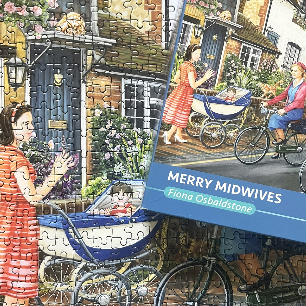 gibsons-merry-midwives-puzzle-1000-teile-dorf-nostalgie image 4