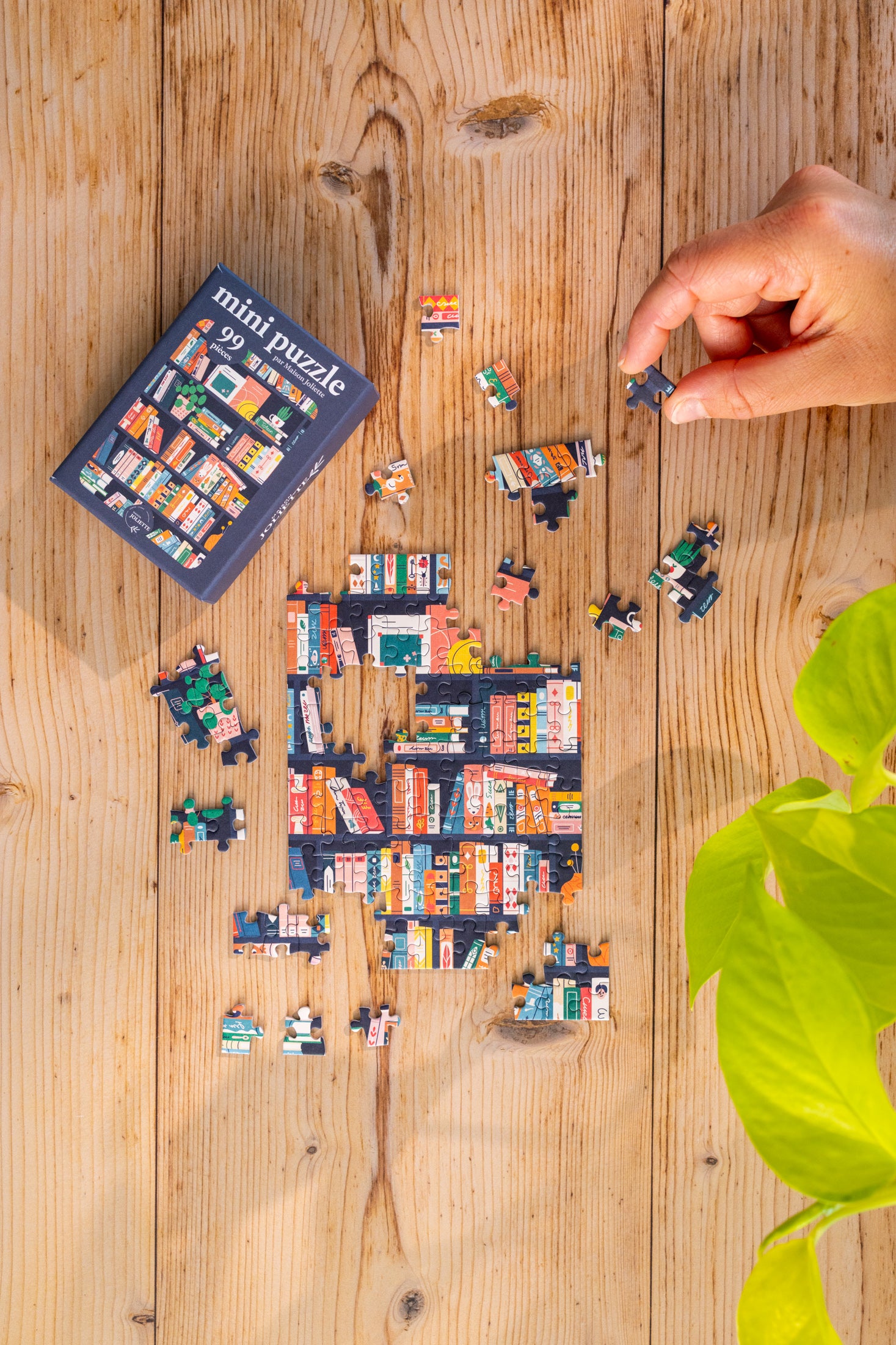 maison-joliette-book-lovers-mini-puzzle-99-teile-10-5x14-8-cm image 3