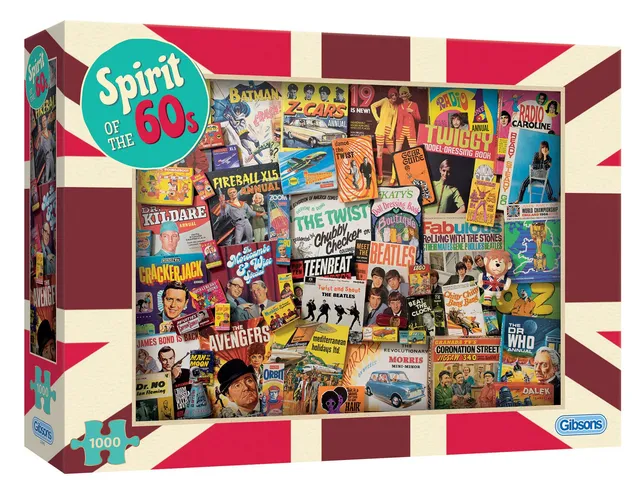 gibsons-spirit-of-the-60s-puzzle-1000-teile-retro-collage image 1