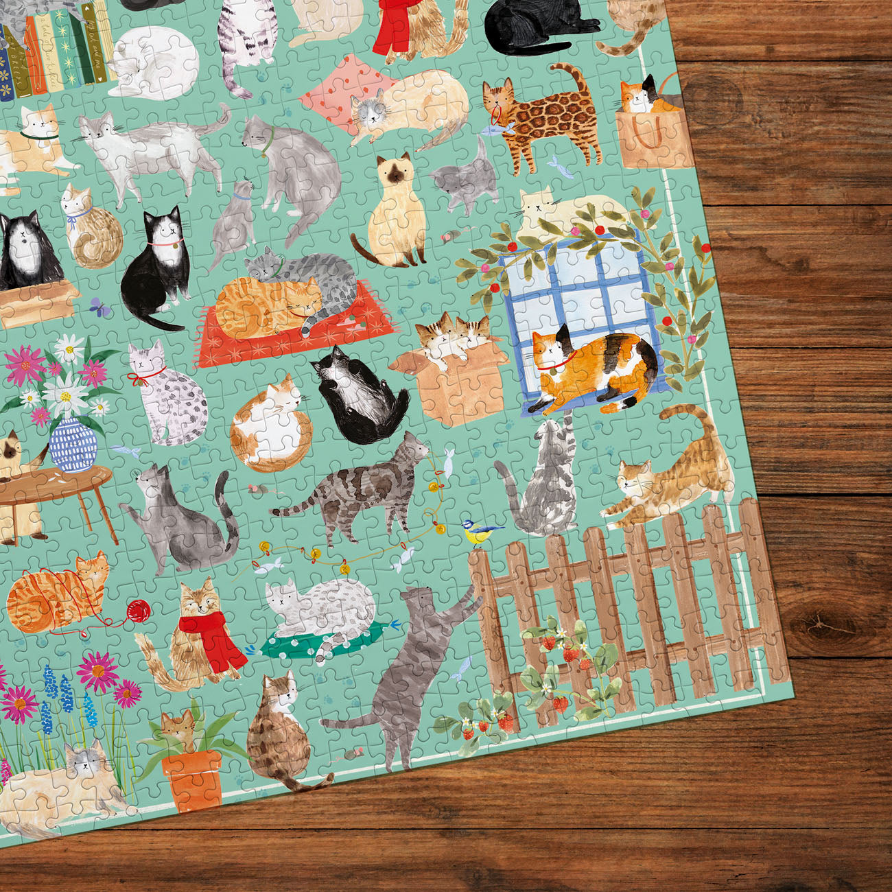 gibsons-it-s-a-cat-s-life-puzzle-1000-teile-katzen image 3