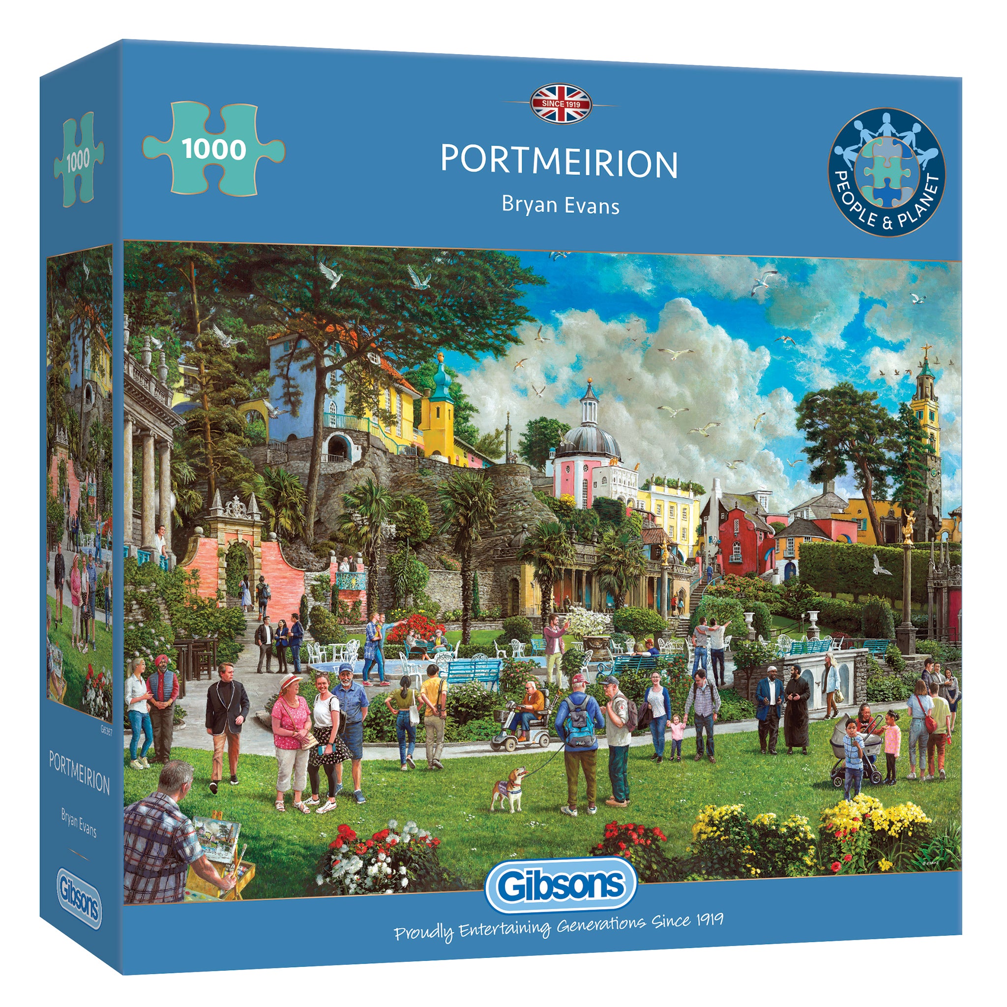 gibsons-traditional-portmeirion-puzzle-1000-teile-wales image 1