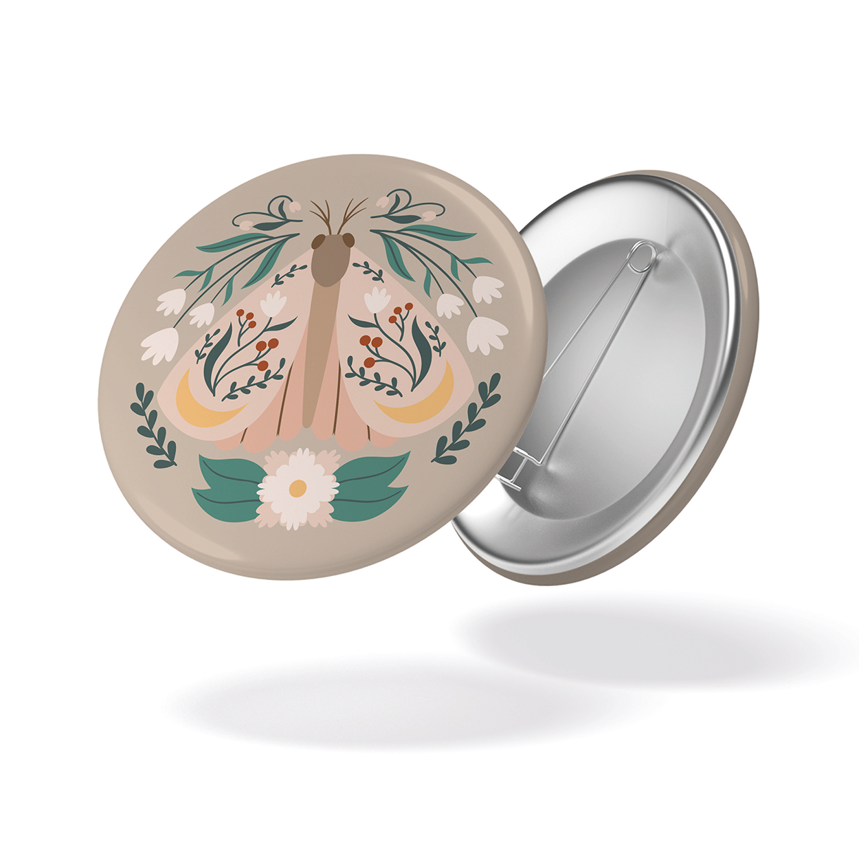 maison-joliette-badges-boho-butterfly-papillon-button-32-mm image 1