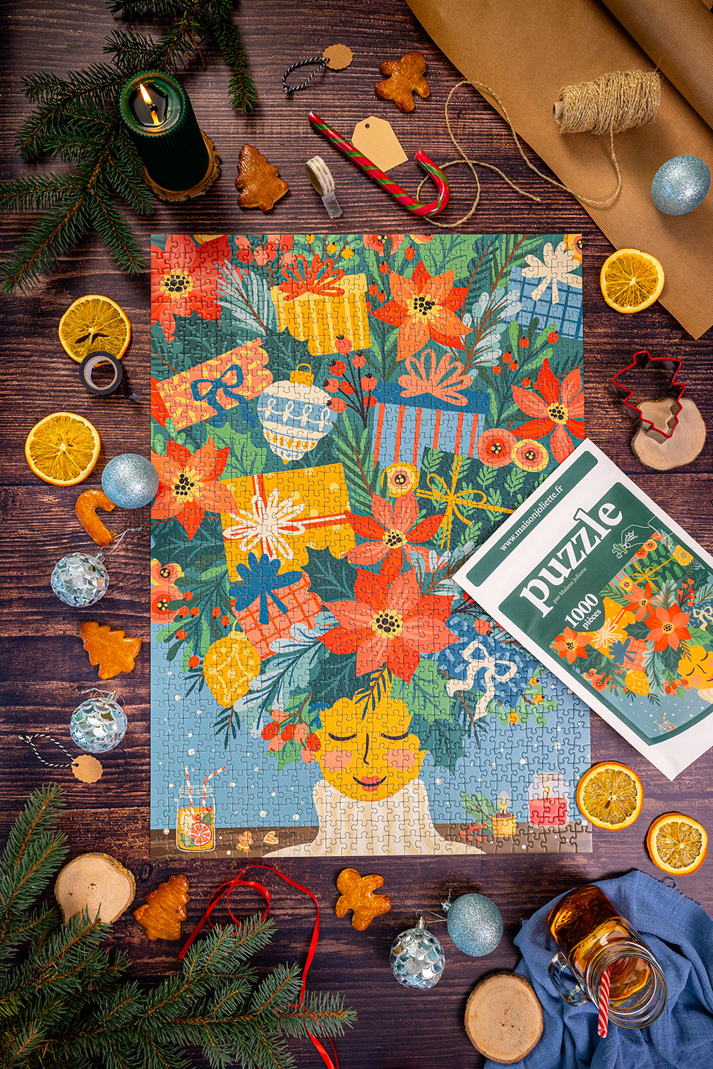 maison-joliette-puzzles-esprit-de-no-l-puzzle-1000-teile image 2