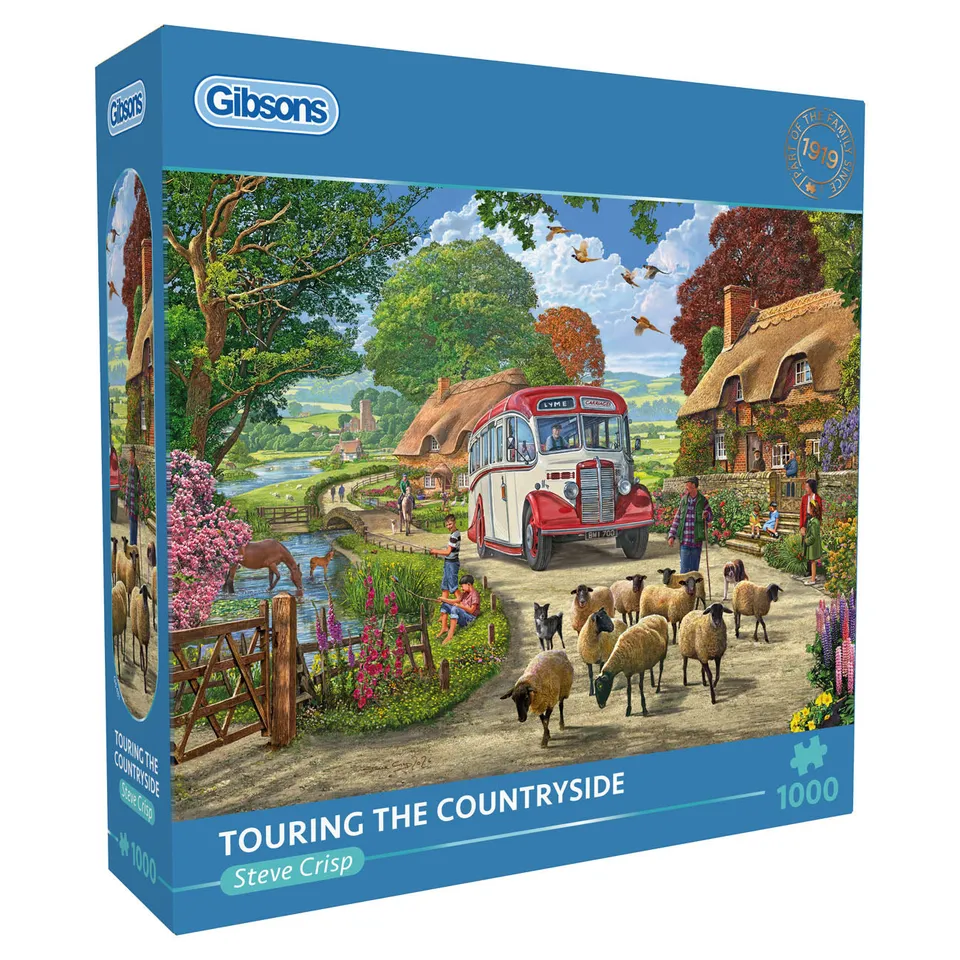 gibsons-touring-the-countryside-puzzle-1000-teile-landleben image 1