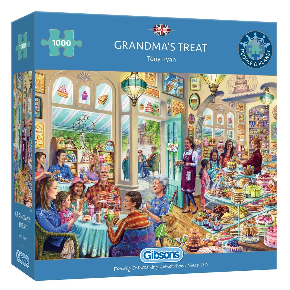 gibsons-grandma-s-treat-puzzle-1000-teile-kuchen image 1