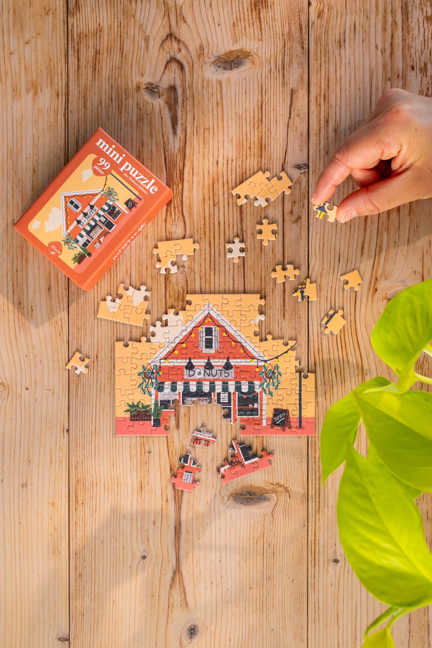 maison-joliette-puzzles-mini-puzzle-99-donuts-puzzle-99-teile image 5