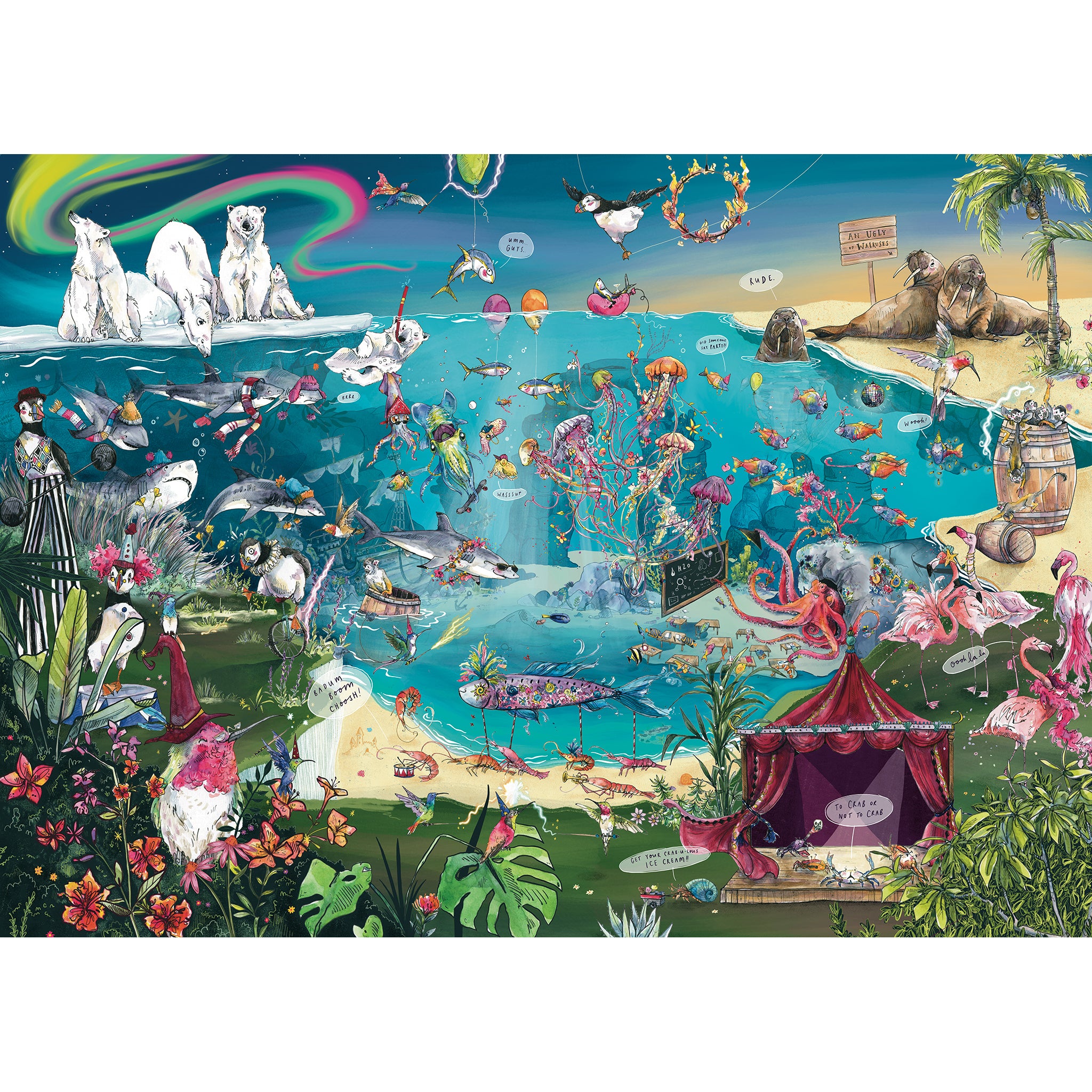 gibsons-a-collective-of-creatures-1000-teile-puzzle-tiere image 3