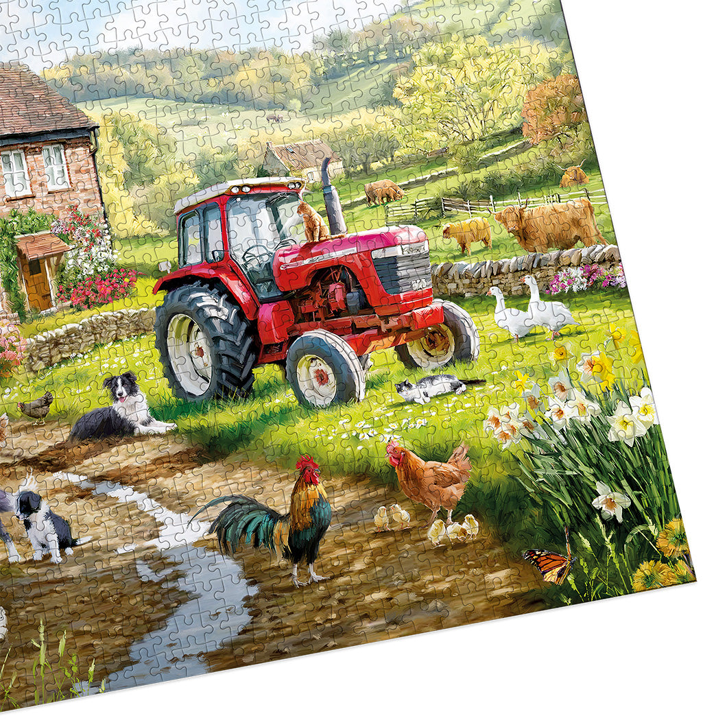 gibsons-traditional-macneil-farm-puzzle-500-xl-bauernhof image 5