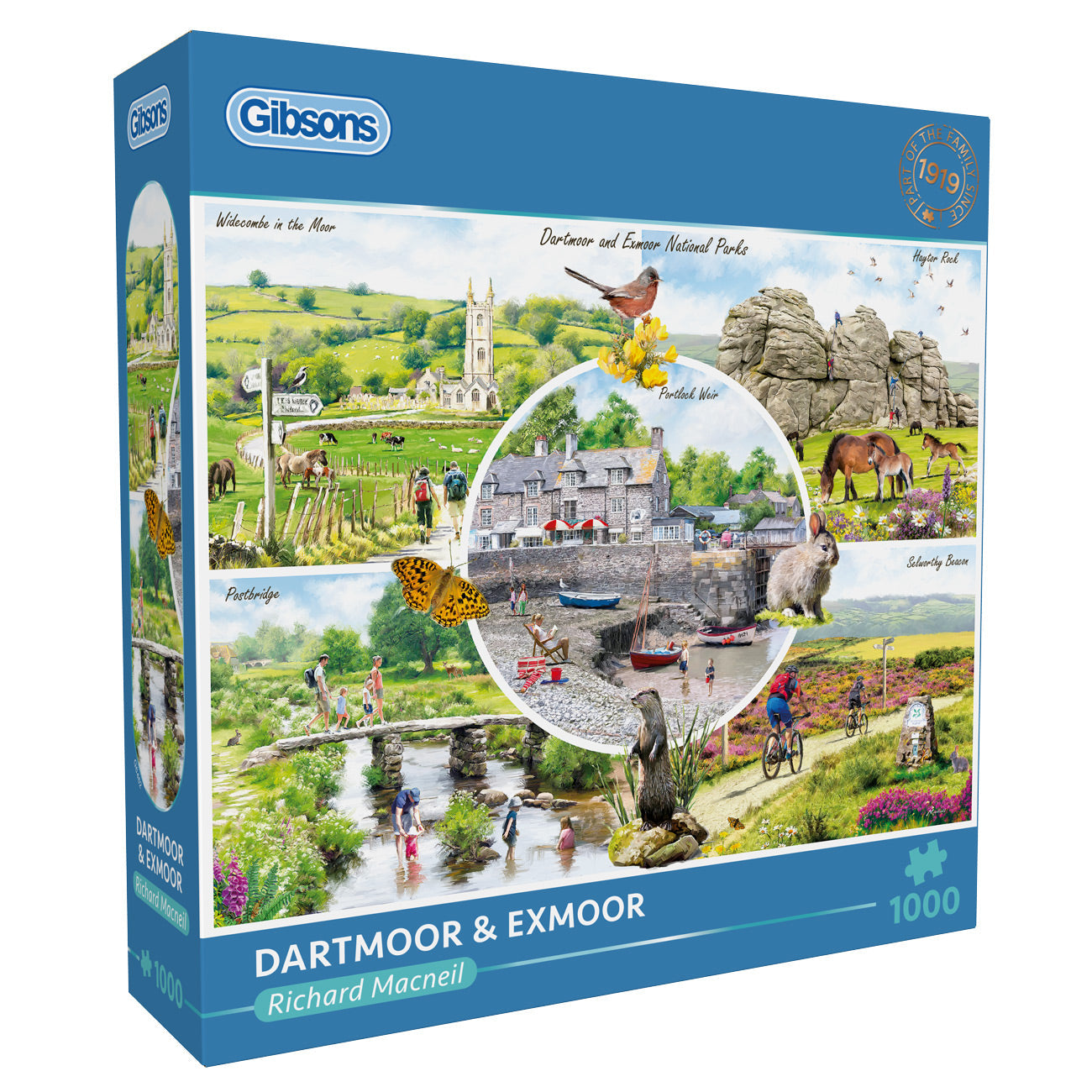 gibsons-dartmoor-exmoor-1000-teile-puzzle-landschaft image 1