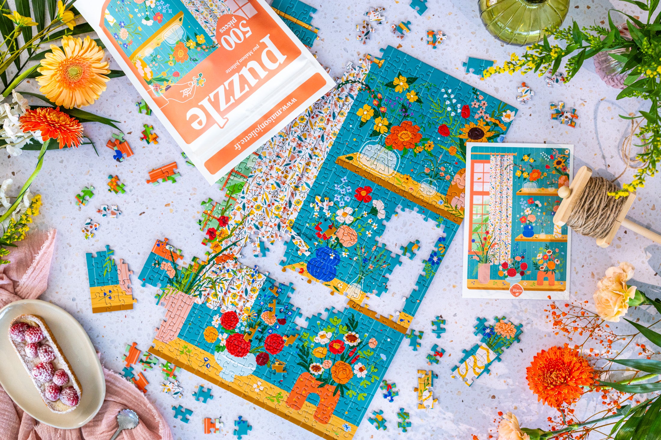 maison-joliette-flower-addict-puzzle-500-teile-blumen image 6