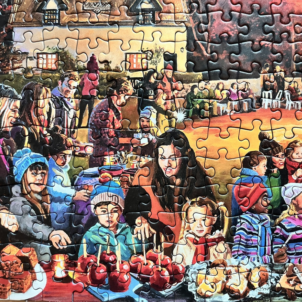 gibsons-village-celebrations-4x500-teile-puzzle-set-dorf image 2