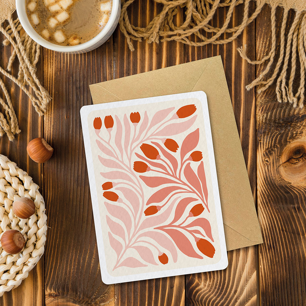 maison-joliette-cartes-postales-floral-1-tulipes-postkarte-mit-kraft-umschlag image 6