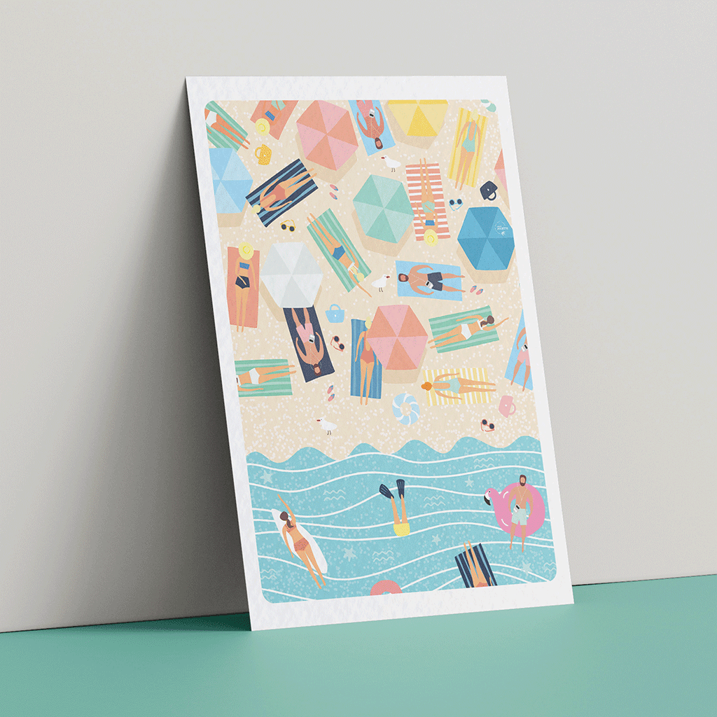 maison-joliette-affiches-chill-plouf-poster-a4-sommer image 4