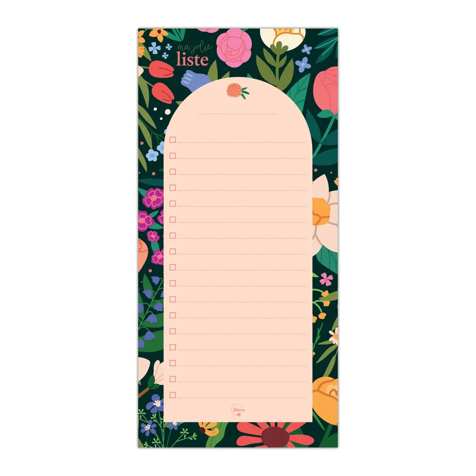 maison-joliette-po-sie-sauvage-notizblock-10x21-50-blatt image 1