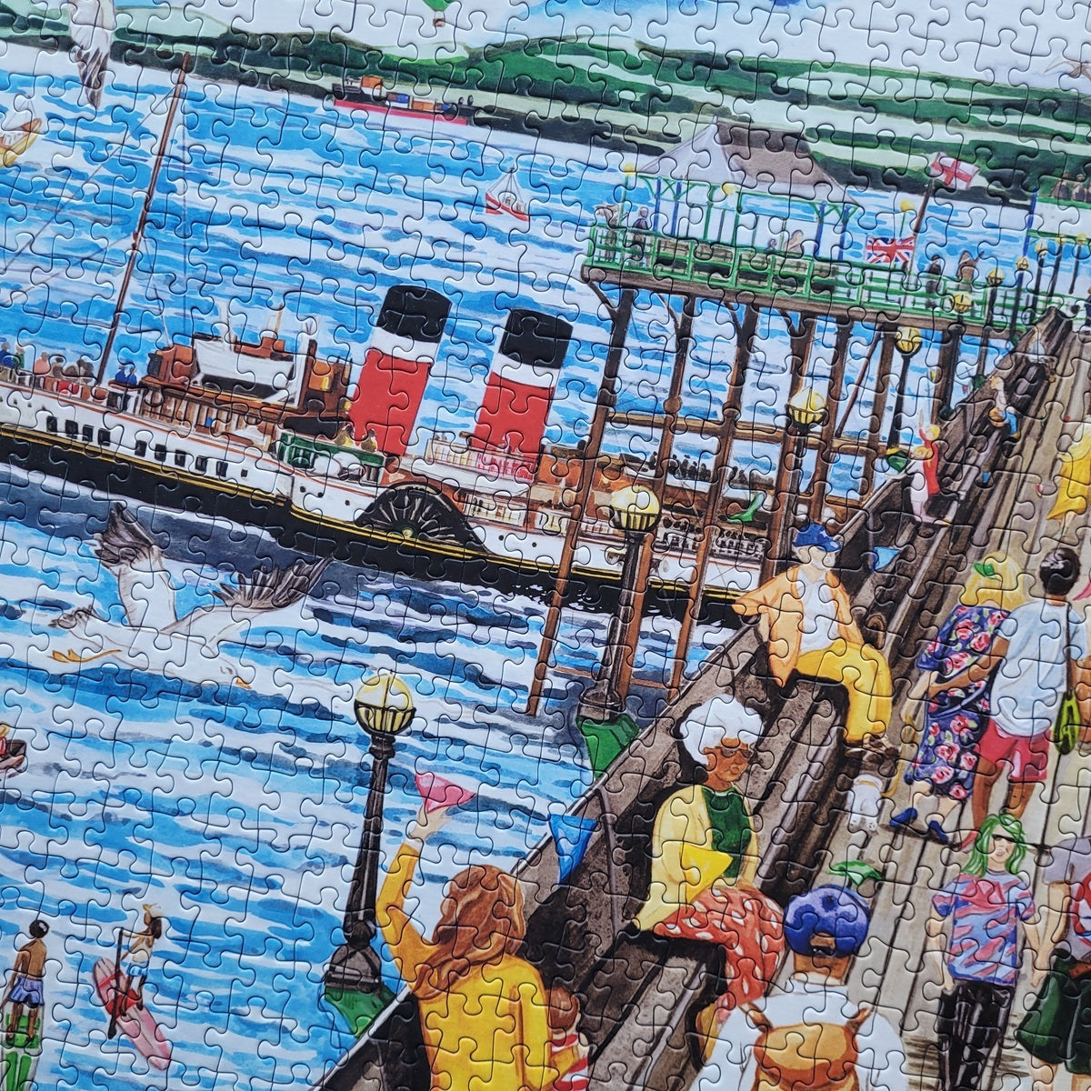 gibsons-traditional-clevedon-pier-puzzle-1000-teile-meer image 3