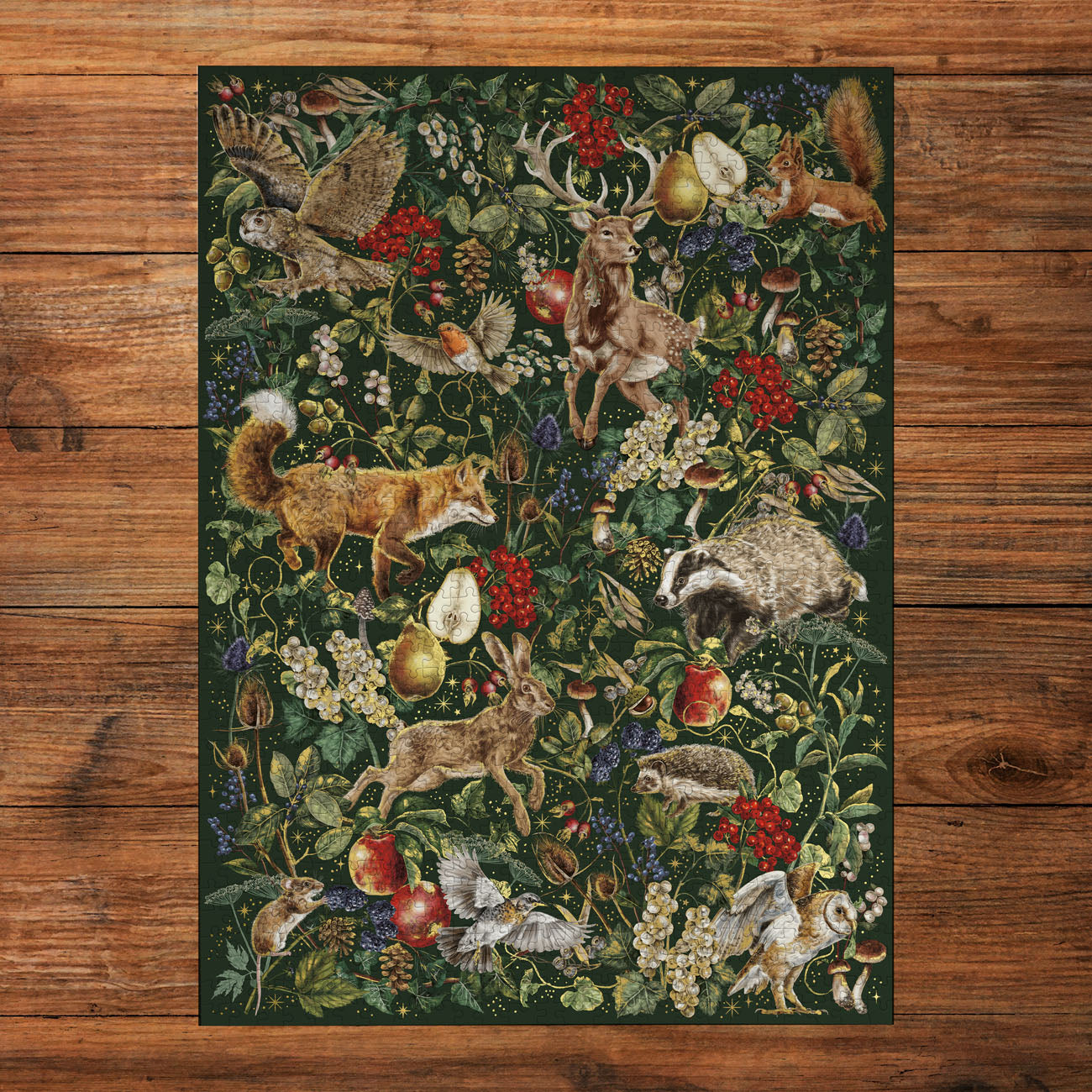 gibsons-fable-the-art-file-1000-teile-puzzle-waldtiere image 2