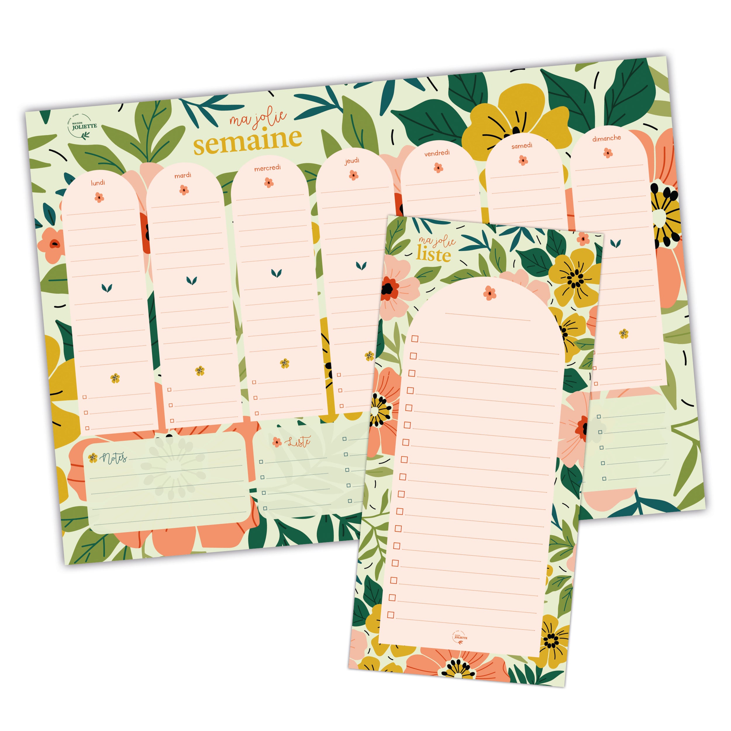 maison-joliette-floraison-papeterie-set-semainier-to-do-block image 1