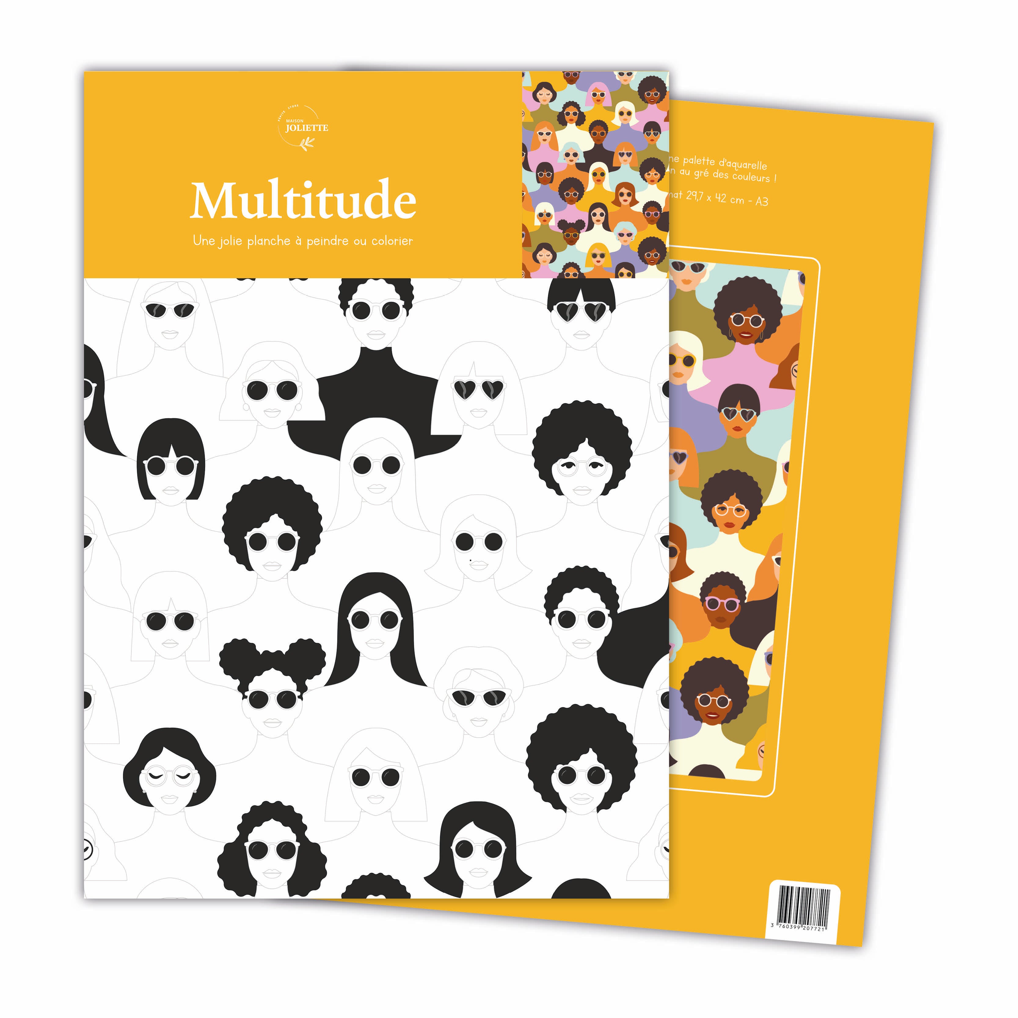 maison-joliette-multitude-ausmalbild-a4-f-r-erwachsene-300g image 1
