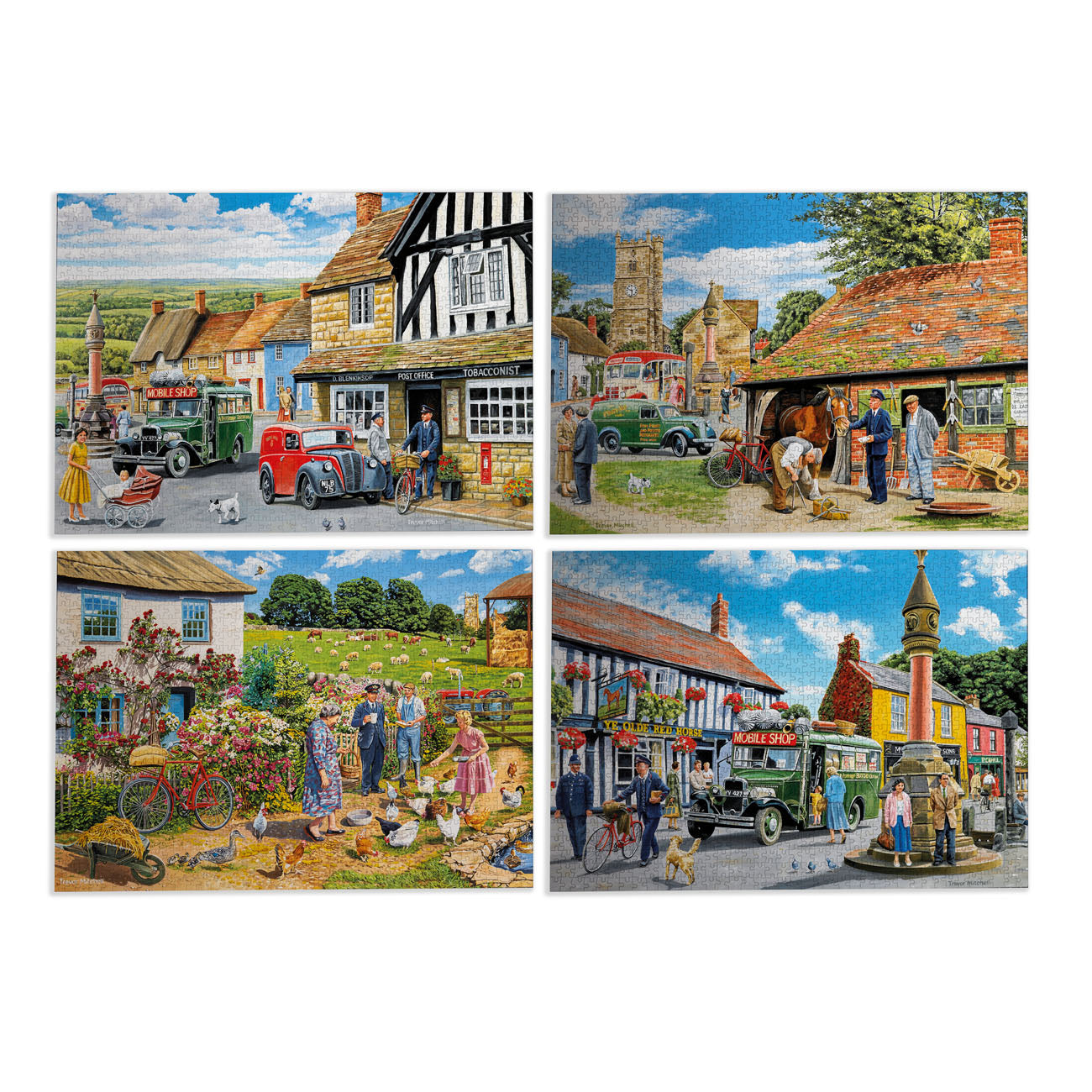 gibsons-multi-box-daily-deliveries-4x500-puzzle-postbote image 2