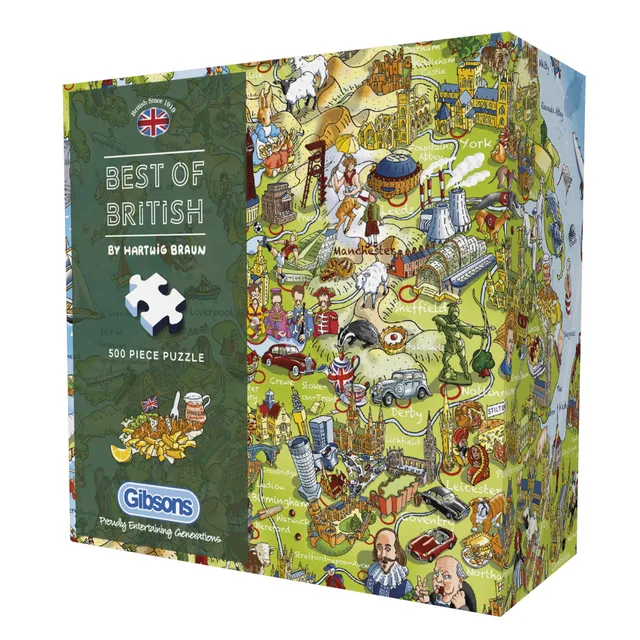 gibsons-best-of-british-puzzle-500-teile-england-motiv image 1