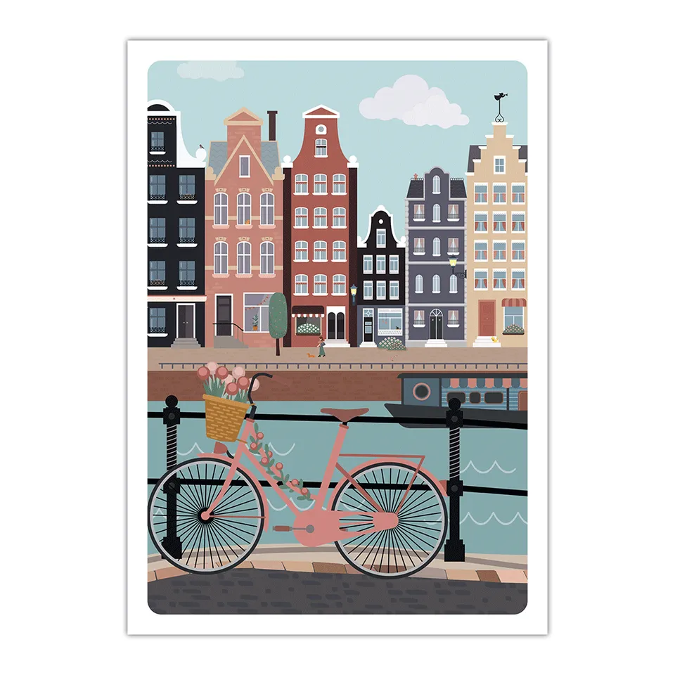 maison-joliette-p-dalons-au-fil-de-l-eau-poster-a4-fahrrad image 1