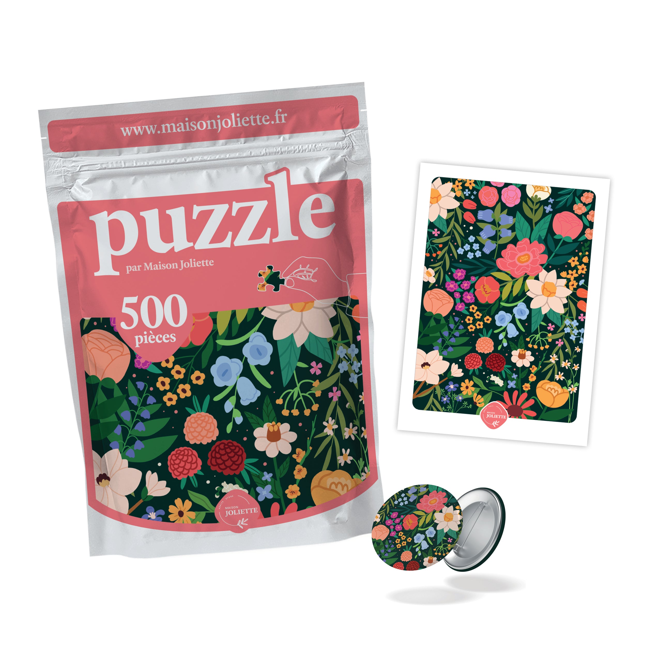 maison-joliette-p-tis-packs-po-sie-sauvage-puzzle-500-teile-set image 1