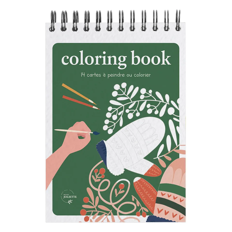 maison-joliette-coloriage-a6-noel-malbuch-weihnachten-14-seiten image 1